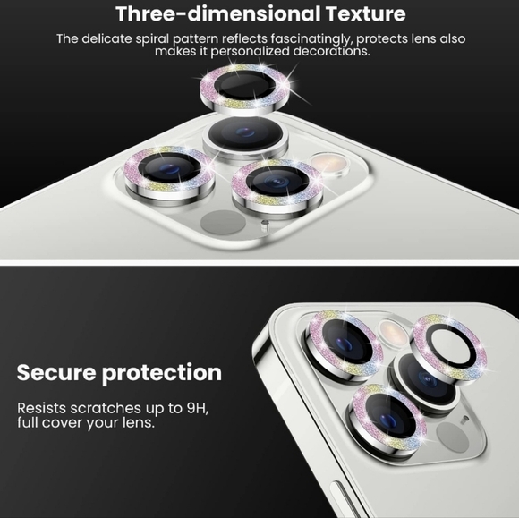 Camera lens protector iPhone 14 Pro iPhone 13 Pro iPhone 14 Pro Max 13 pro max - Picture 2 of 7